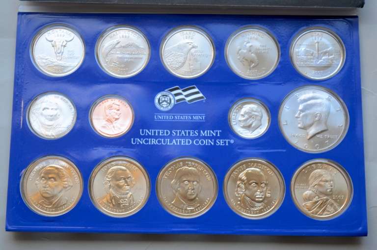 2007 & 2008 US Mint Sets