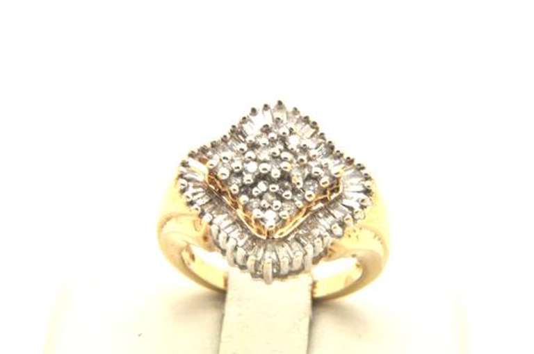 LADIES DIAMOND CLUSTER RING