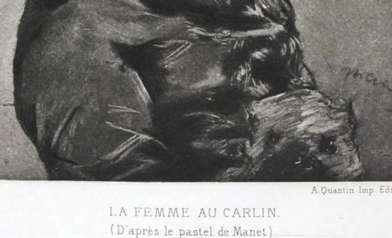 Rare Manet Heliograph 1876