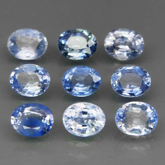 Heated only top blue 4.22ct Sapphire set