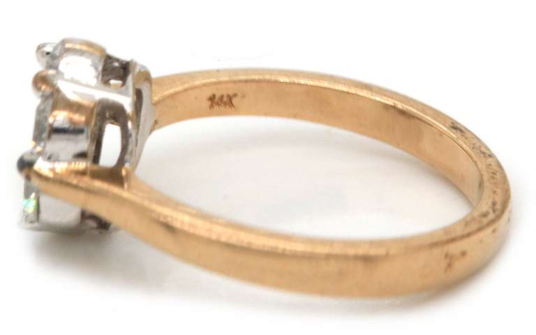 STYLISH 14KT GOLD & 1.50 CARAT DIAMOND RING