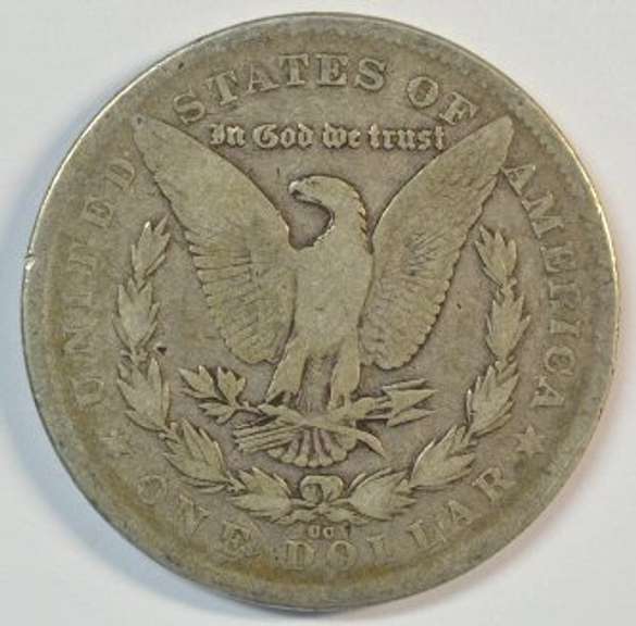 Key date 1878-CC Morgan Silver Dollar. Scarce