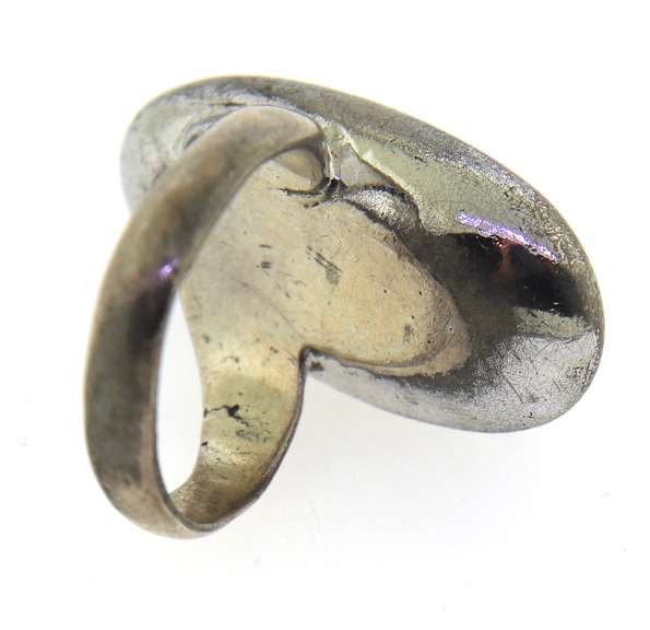 Sterling Silver Blue Stone Ring