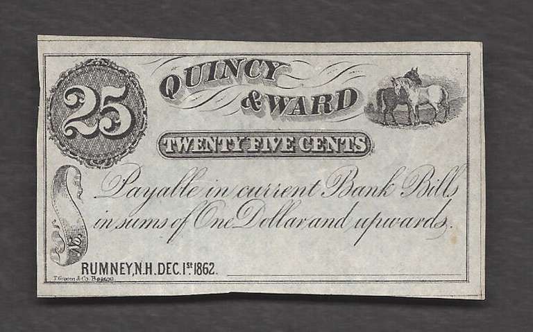 Unissued $1 Millers Bank of Washtenaw MI 18XX