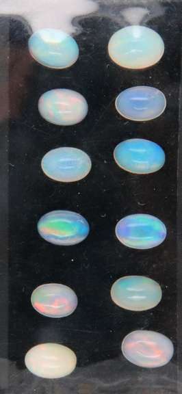 Group of 12 Ethiopian Opals, 4.11cts