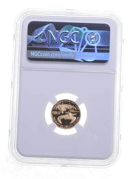 PF70 UCAM 2002-W $5 American Gold Eagle - Graded NGC