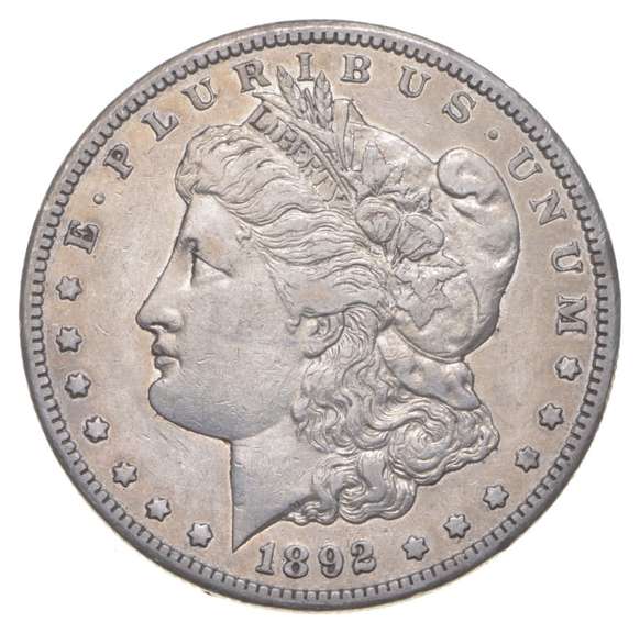 1892-CC Morgan Silver Dollar