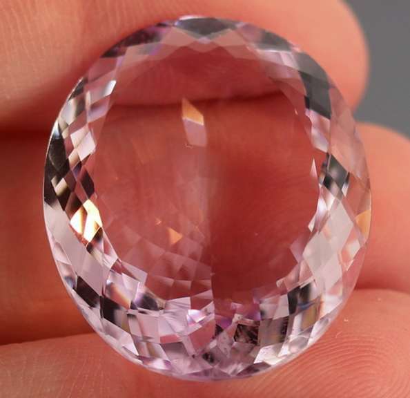 Huge! High fire 41.23ct Rose de Franc Amethyst