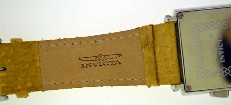 Invicta Watch with Tan Leather Strap