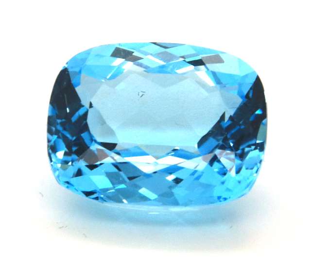Nice 22.76ct Cushion Cut Blue Topaz Stone