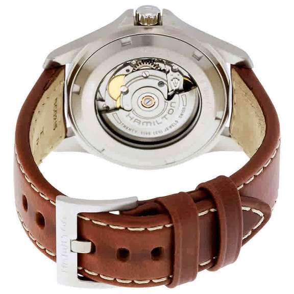 Hamilton Swiss Khaki Automatic Silver Dial Watch.