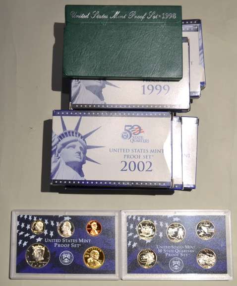 1998-2004  US Proof Sets