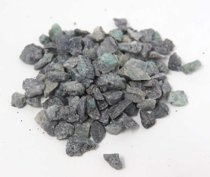 Bag of Emerald Gemstones