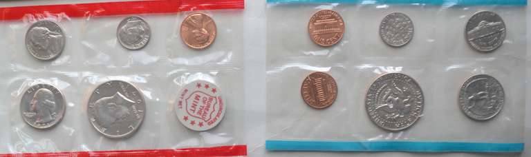 US Mint Set Lot 1970- 1990 Eras