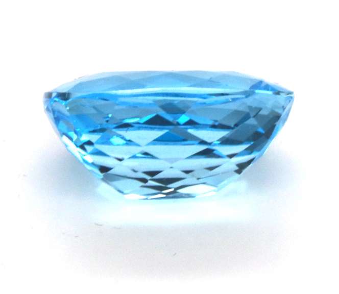 Nice 22.76ct Cushion Cut Blue Topaz Stone