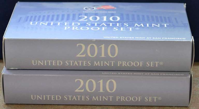 2010 United States Proof Sets.