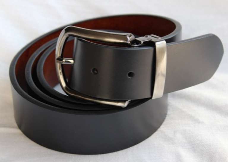 Fine Quality Reversable Leather Belt, Made In Italy