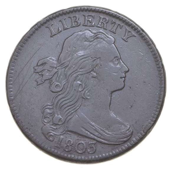 1803 Draped Bust Large Cent - S.257 - Small Date - Large Fraction
