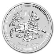 Australia 2018 Year Of the Dog 1oz .999 Silver.