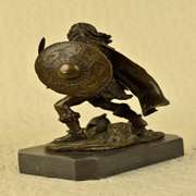 Warrior with Sword Bronze Sculpture