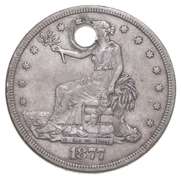 1877 Seated Liberty Trade Dollar