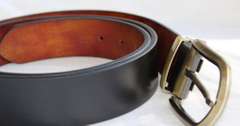 Fine Quality Reversable Leather Belt, Made In Italy