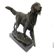 Golden Retriever Bronze Sculpture