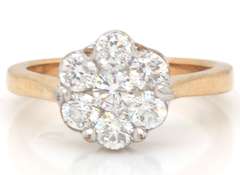STYLISH 14KT GOLD & 1.50 CARAT DIAMOND RING