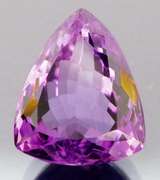 Glittering 11.63ct trillion cut Bolivian Amethyst