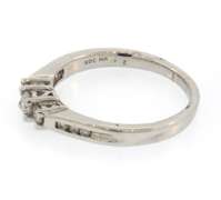 14k white gold diamond anniversary band