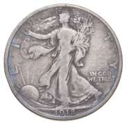1918-D Walking Liberty Half Dollar