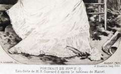 Fine Art Rare Edouard Manet Heliograph from original 1867 edition Collection