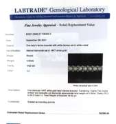 Attractive White Gold 4cts Diamond Tennis Bracelet