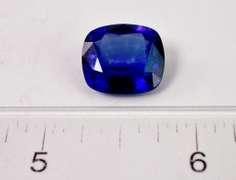 Inspiring Intense 11.91CTS Cushion Cut Blue Sapphire