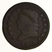 1814 Classic Head Large Cent - Plain 4 - Circulated