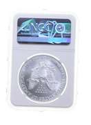 MS67 MINT ERROR 2000 American Silver Eagle - REV Struck Thru - NGC