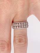 14kt White Gold Diamond Band Ring