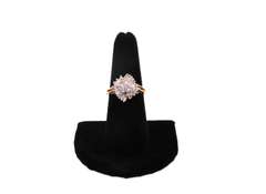 14kt Yellow Gold Clarity Diamond Cluster Ring