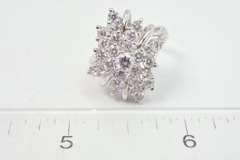 Amazing CZ Sterling Silver Ring