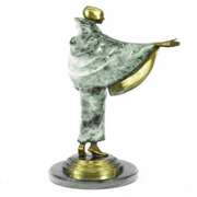 Fashion Runway Designer Bronze Sculpture