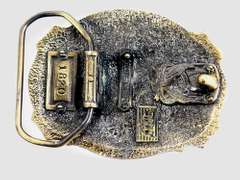 Enameled Bass Fishing Belt Buckle
