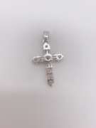14kt White Gold Diamond Pendant