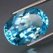 High fire 7.94ct VS Swiss blue Topaz