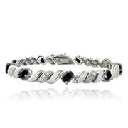 5.4ct Sapphire & Diamond Accent San Marco Bracelet
