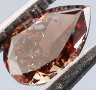 Unique .25ct pear cut chocolate Diamond