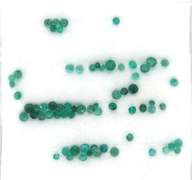Fun 3.30ct Group of round Emerald Gemstones