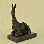 African Zebra Bronze Sculpture
