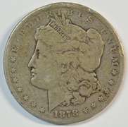 Key date 1878-CC Morgan Silver Dollar. Scarce