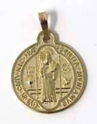 Religious Catholic Saint Benedict Pendant