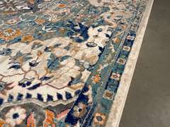 MAGNIFICENT VINTAGE REPRO DESIGN RUG 8x11